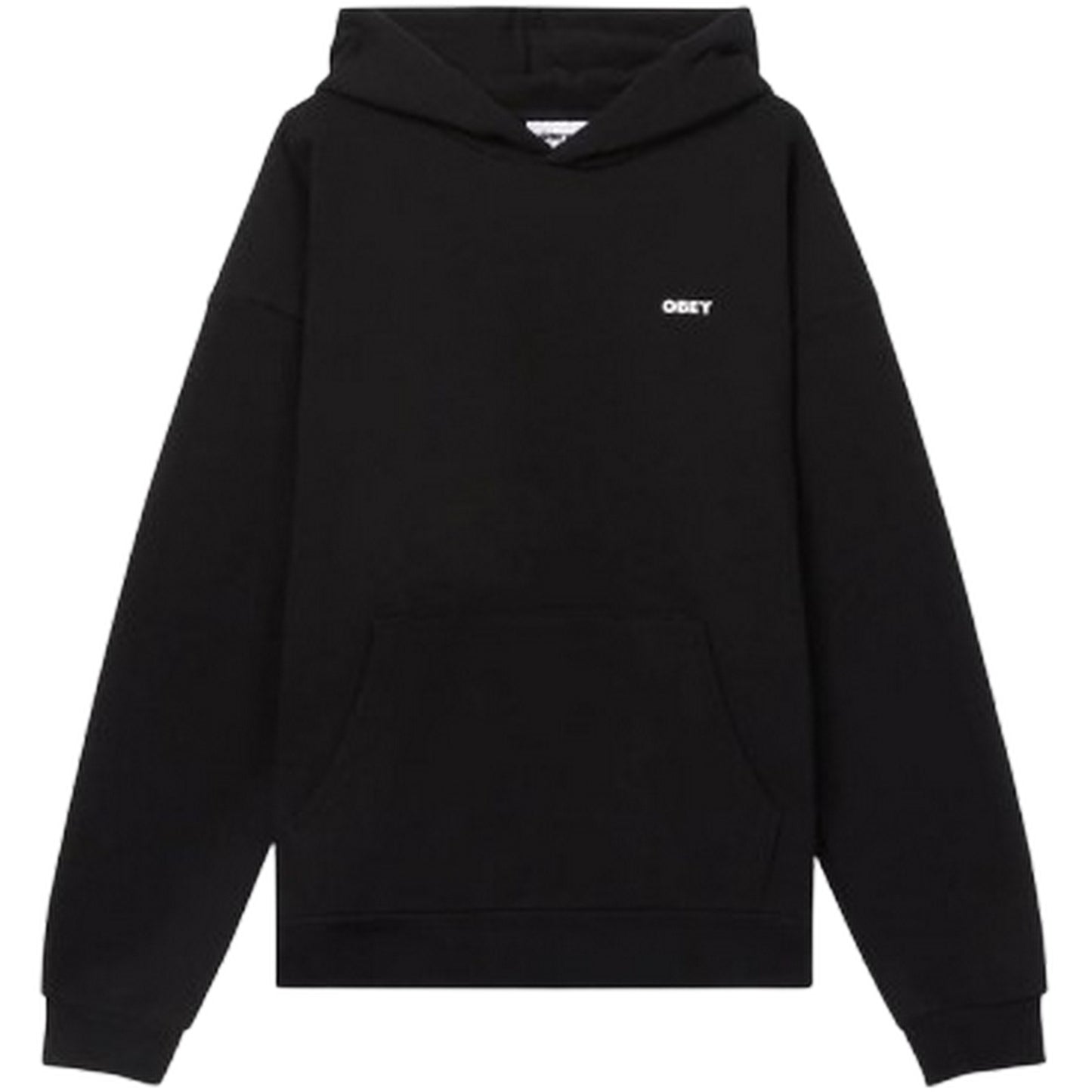 Felpe con cappuccio Uomo Obey - Bold Star Extra Heavy Hood Fleece - Nero