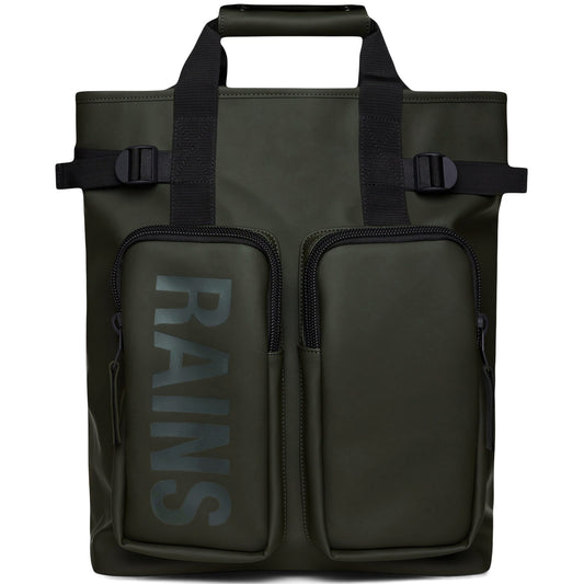 Zaini Casual Unisex Rains - Texel Tote Backpack W3 - Verde