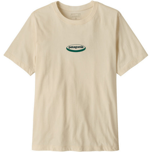 T-shirt Uomo Patagonia - M's '95 Oval Logo T-Shirt - Bianco