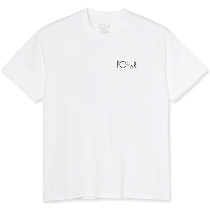 T-shirt Uomo Polar - Polar Skate Co. Stroke Logo Tee - Bianco