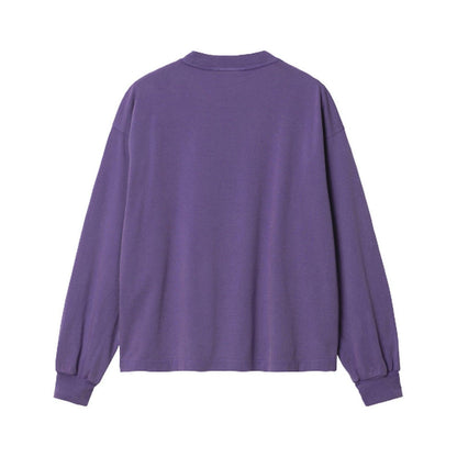 T-shirt Donna Carhartt Wip - W' L/S Nelson T-Shirt - Viola