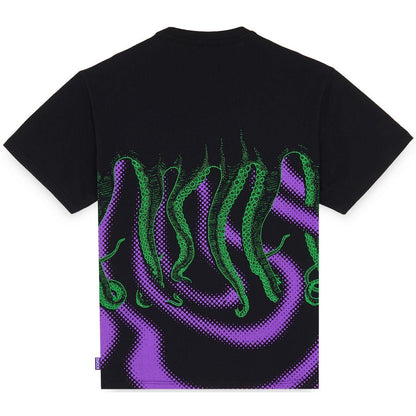 T-shirt Uomo Octopus - Octopus Vortex Tee - Nero