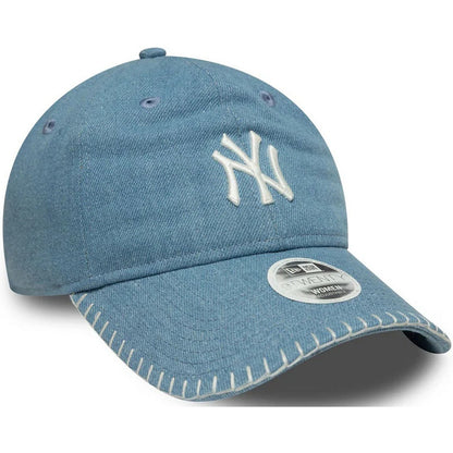 Cappellini da baseball Donna New Era - Wmns Denim Stitch 9Twenty - Celeste