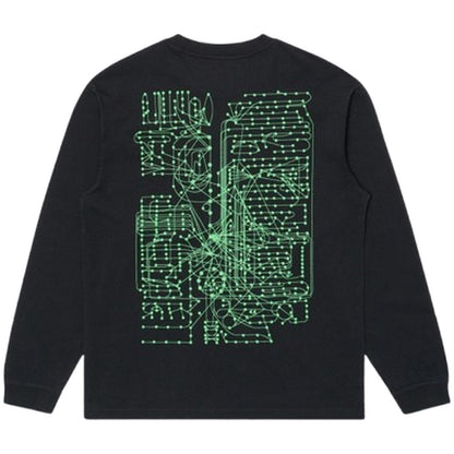Maglie a manica lunga Uomo Edwin - Synthetic Ts Ls - Nero