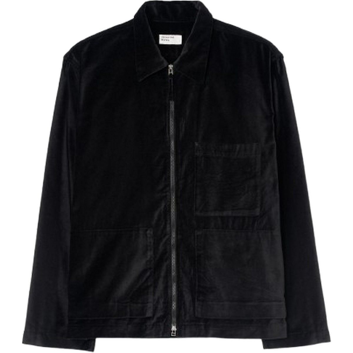 Camicie casual Uomo Universal Works - Zip Shirt - Nero