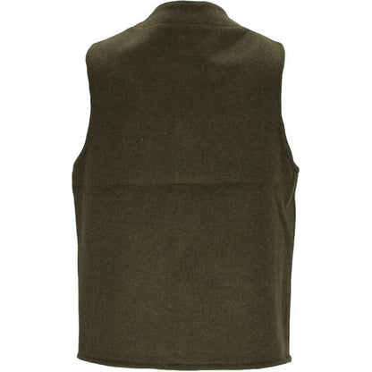 Gilet Uomo Chesapeake's - Chesapeake's Outdoor Heavy Weight Wool vest Oregon - Verde