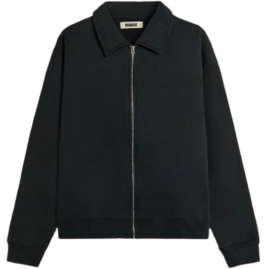 Felpe senza cappuccio Uomo Woodbird - Wbtom Full Zip Polo - Nero