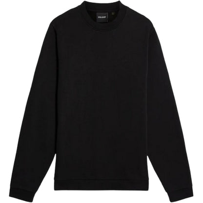 Maglie a manica lunga Uomo Lyle & Scott - Logo Brushback Crew Neck Sweat - Nero