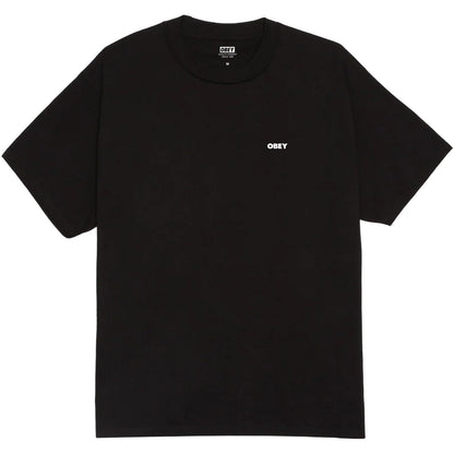 T-shirt Uomo Obey - Obey Helping Hand Tee - Nero