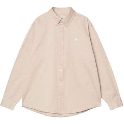 Camicie casual Uomo Carhartt Wip - L/S OG Madison Shirt - Panna