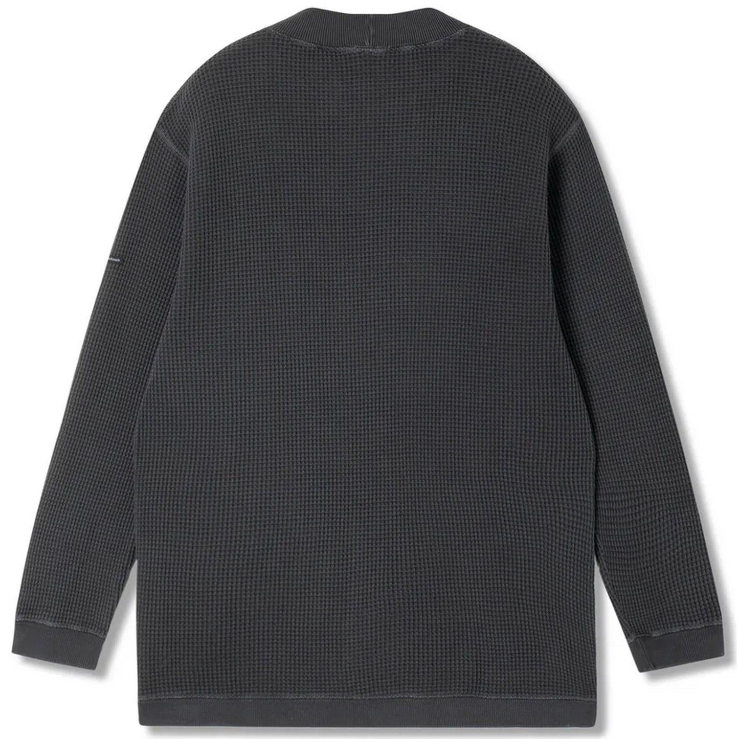 Maglie a manica lunga Uomo Manastash - Heavy Snug Thermal Mock Neck - Nero