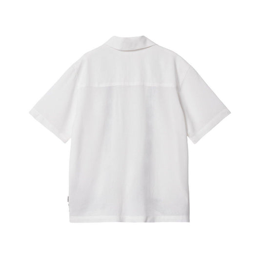Camicie Donna Carhartt Wip - W' S/S Coba Shirt - Bianco