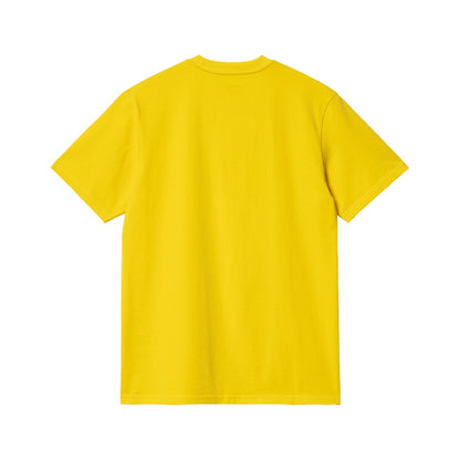 T-shirt Uomo Carhartt Wip - S/S Script T-Shirt - Giallo