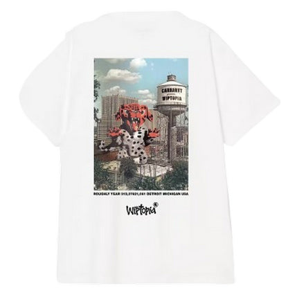 T-shirt Uomo Carhartt Wip - S/S Wiptopia T-Shirt - Bianco