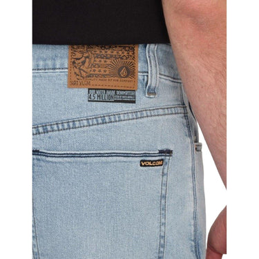 Volcom Bermuda pour hommes - Billow Denim Short - Bleu