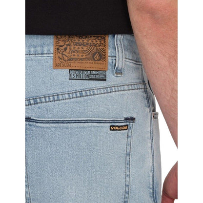 Bermuda Uomo Volcom - Billow Denim Short - Blu