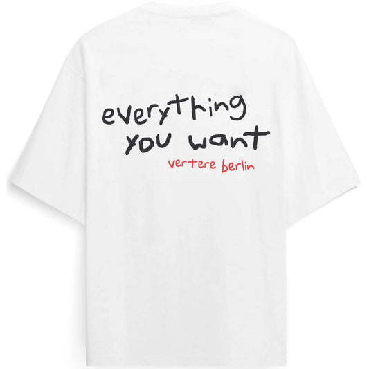 T-shirt Uomo Vertere Berlin - Everything You Want T-Shirt - Bianco