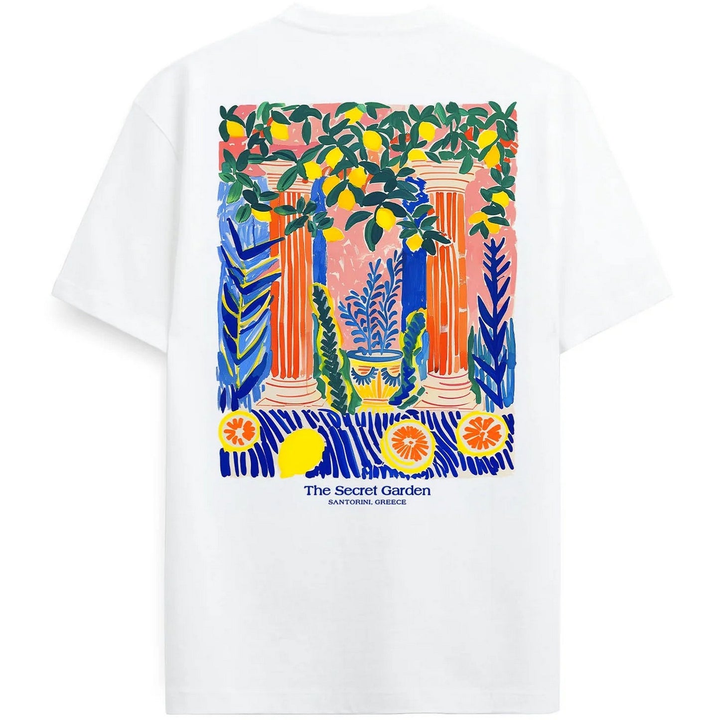 T-shirt Uomo ON VACATION - Santorini T-Shirt - Bianco