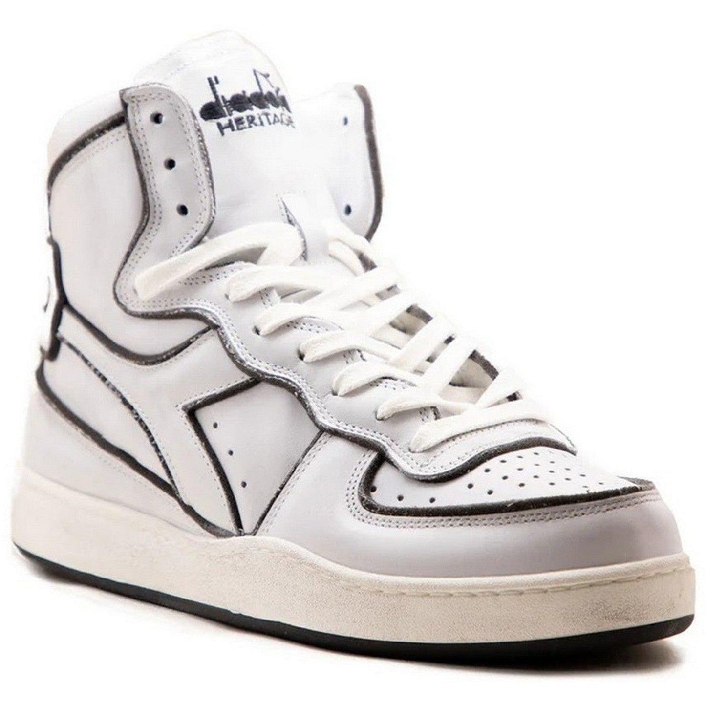 Sneaker Donna Diadora - Mi Basket Frame Used - Bianco