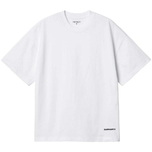 T-shirt Uomo Carhartt Wip - S/S Link Script T-Shirt - Bianco