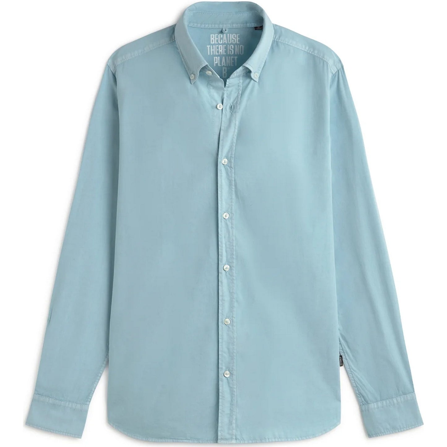Camicie casual Uomo Ecoalf - Antejo Popelin Shirt Man - Celeste