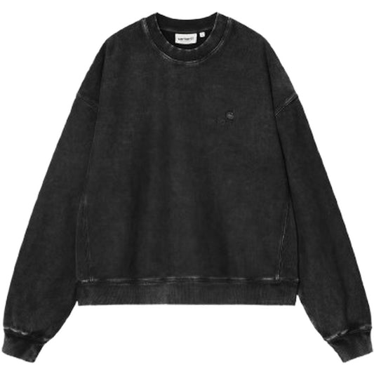 Felpe senza cappuccio Donna Carhartt Wip - W' Lambert Sweat - Nero