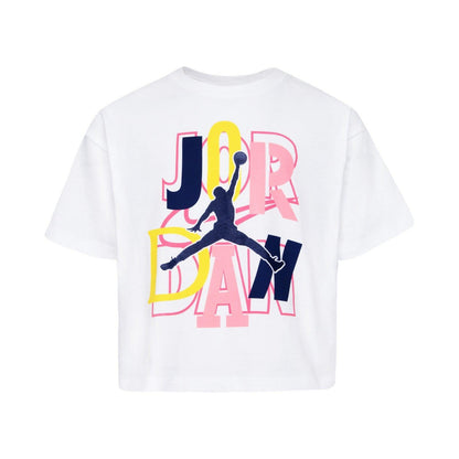 T-shirt Ragazzi Unisex Jordan - Outside The Lines Ss Tee - Bianco