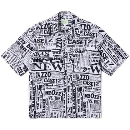 Camicie casual Unisex Aries - Ozzy Hawaiian Shirt - Bianco