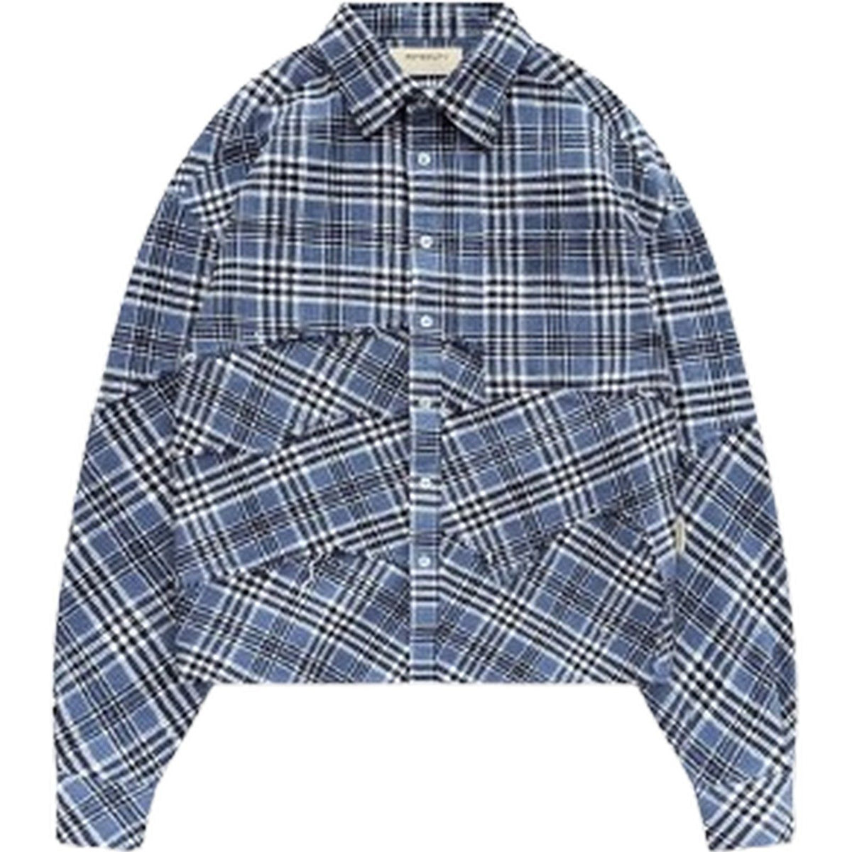 Camicie casual Uomo Reternity - Le Tisse Waffle Shirt - Blu