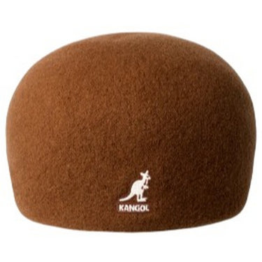 Berety i czapki unisex Kangol - Wełna Bezszwowa 507 - Brąz