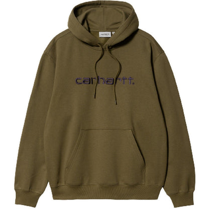 Felpe con cappuccio Uomo Carhartt Wip - Hooded Carhartt Sweat - Verde