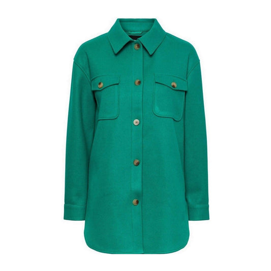 Giacche Donna Pieces - Pcjudy Shacket Noos Bc - Verde