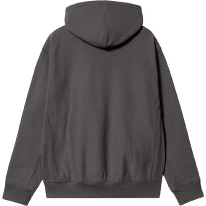 Felpe con cappuccio Uomo Carhartt Wip - Hooded American Script Sweat - Grigio