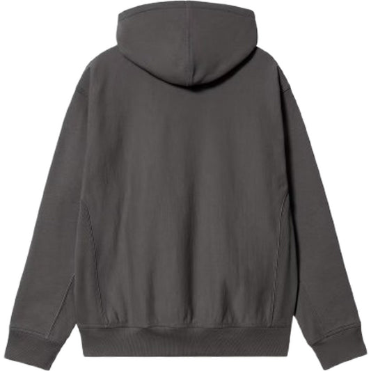 Felpe con cappuccio Uomo Carhartt Wip - Hooded American Script Sweat - Grigio