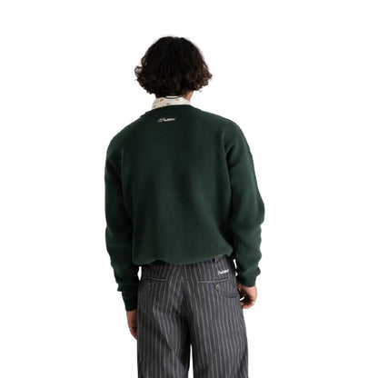 Felpe senza cappuccio Uomo Prohibited - Initial Knit Sweater - Verde