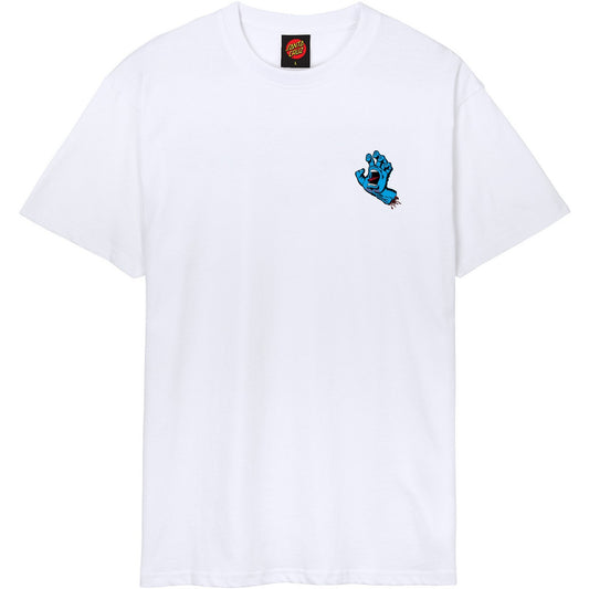 T-shirt Uomo Santa Cruz - Screaming Hand Chest T-Shirt - Bianco