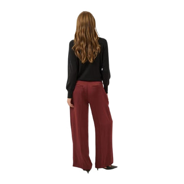 Pantaloni Donna Kaffe - KArory pants - Bordeaux