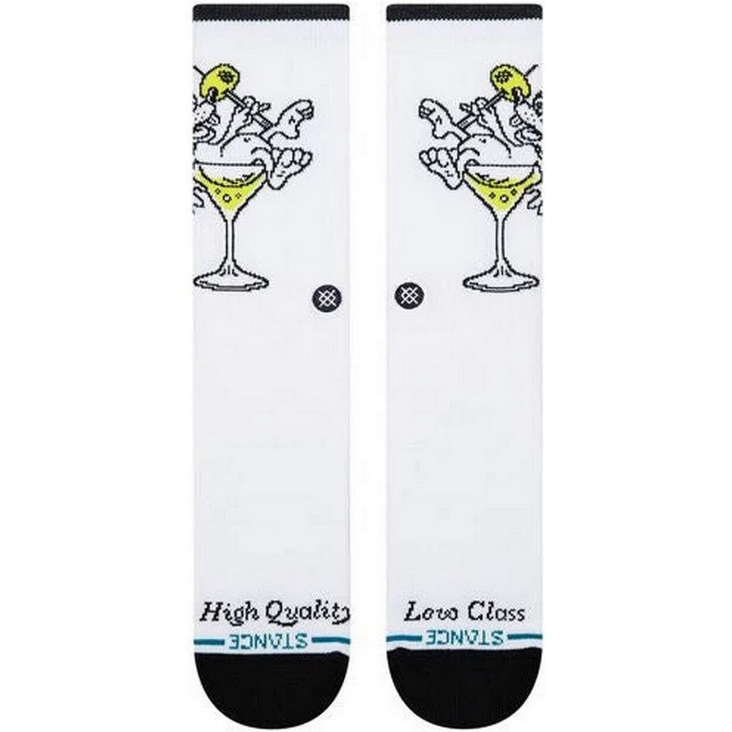 Calze Unisex Stance - High Quality Low Class Crew - Bianco