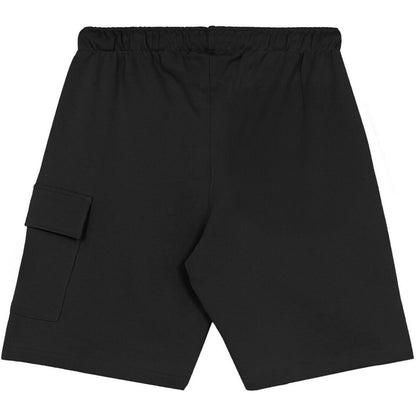 Pantaloncini Uomo Propaganda - Cargo Sweatshort Logo Embroidery - Nero