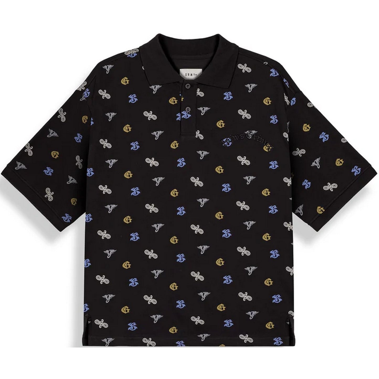 Camicie casual Uomo Grmy - Chief Watcher All Over Print Polo Shirt - Nero