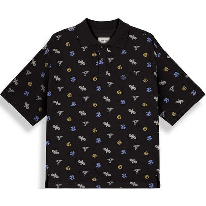 Camicie casual Uomo Grmy - Chief Watcher All Over Print Polo Shirt - Nero