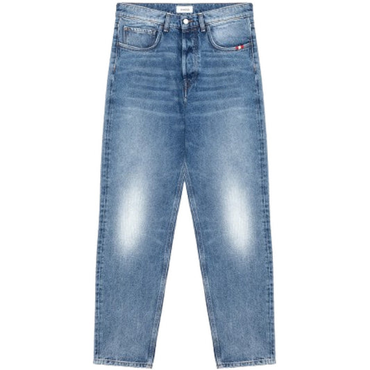 Jeans Uomo Amish - Jeremiah Straight - Blu