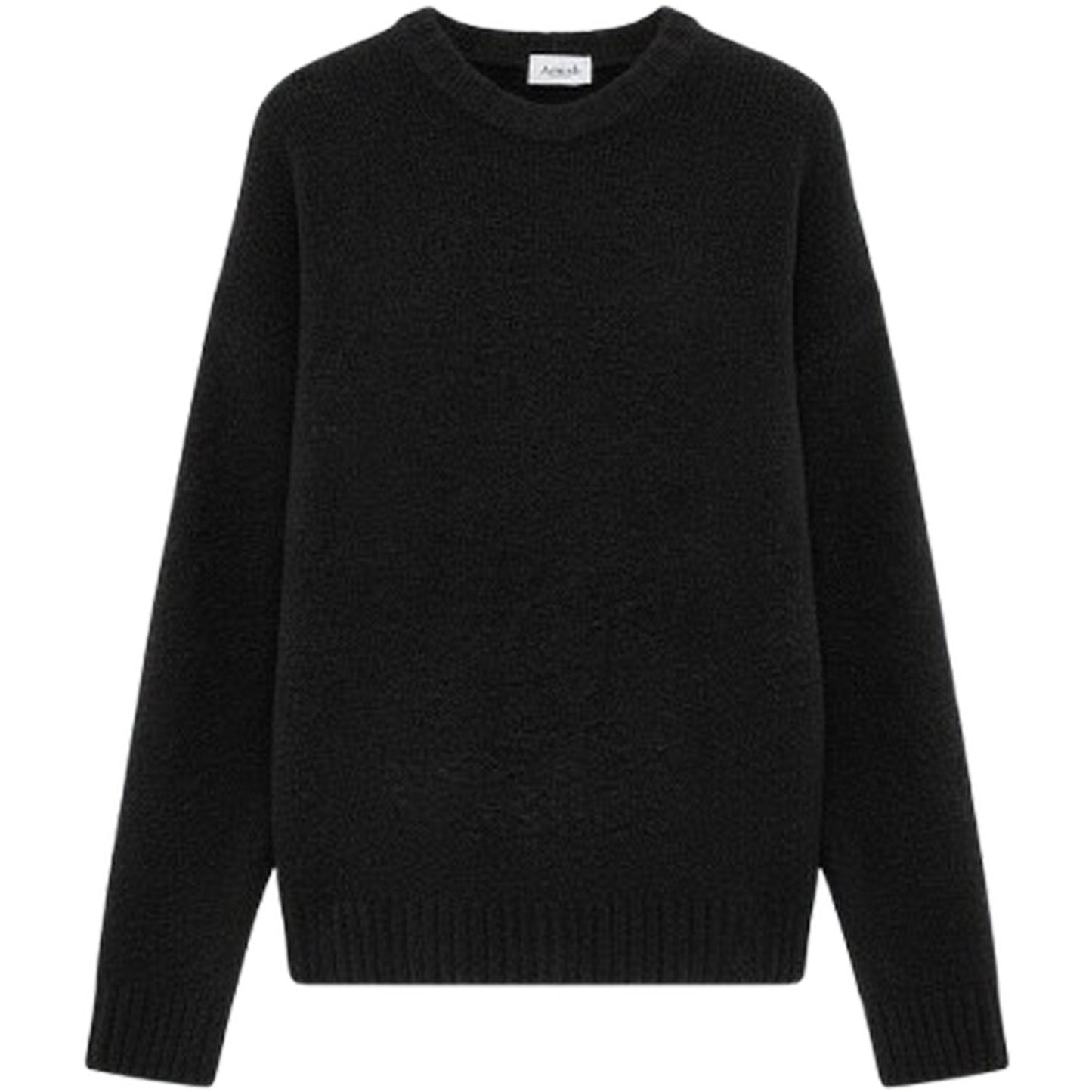 Felpe senza cappuccio Uomo Amish - Crew Crop - Nero