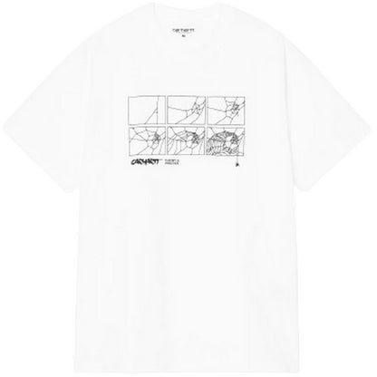 T-shirt Uomo Carhartt Wip - S/S Theory And Practice T-S - Bianco
