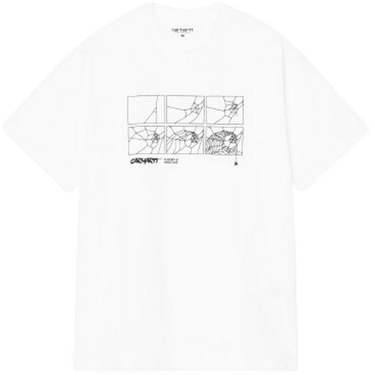T-shirt Uomo Carhartt Wip - S/S Theory And Practice T-S - Bianco