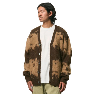 Cardigan Uomo Gramicci - Mohair Splatter Cardigan - Multicolore