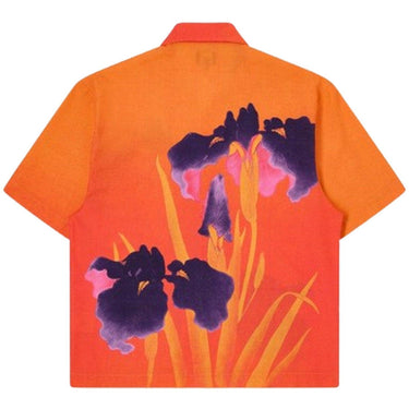 Edwin Chemises décontractées pour hommes - Arisu Shirt Ss - Orange