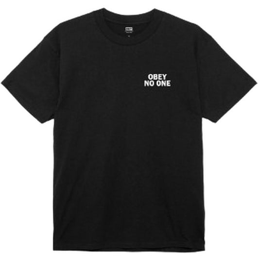 T-shirt Uomo Obey - Obey No One Tee - Nero