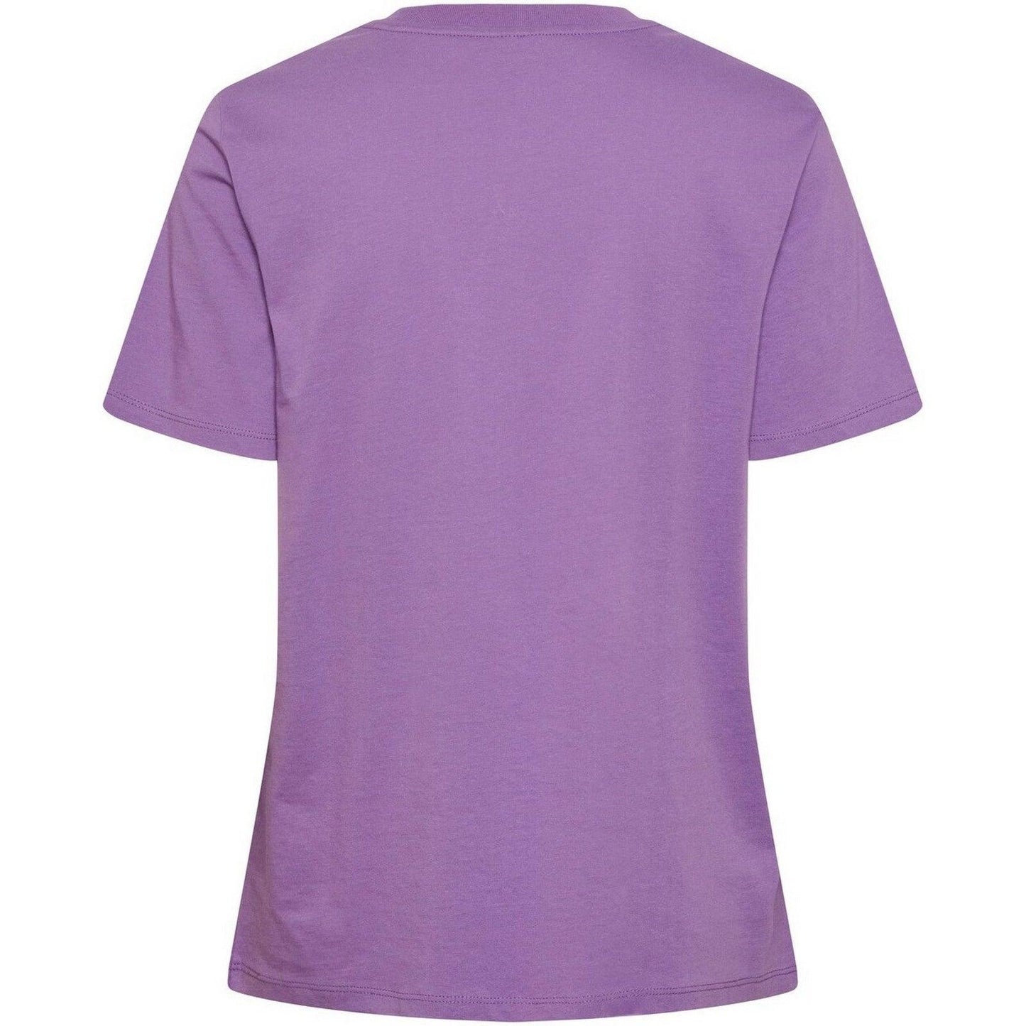 T-shirt Donna Pieces - Pcria Ss Solid Tee Noos Bc - Viola