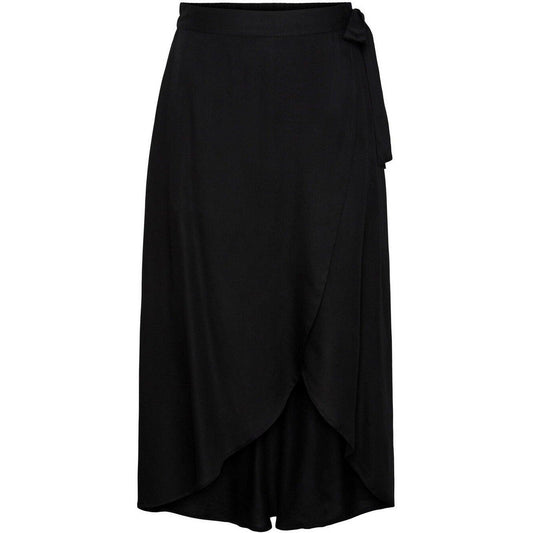 Gonne casual Donna Pieces - Pctala Wrap Skirt Noos Bc - Nero